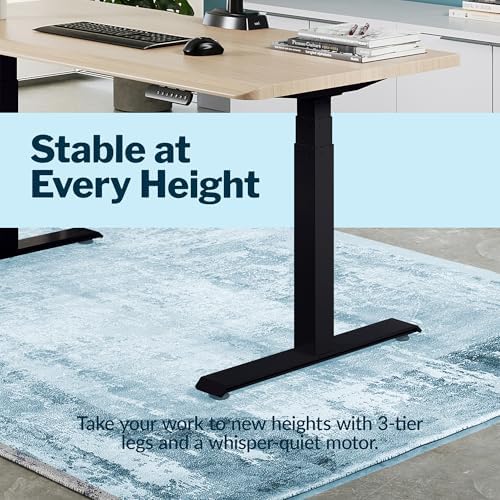 Vari ComfortEdge Electric Standing Desk – 72x30 – Light Wood/Black - Image 7