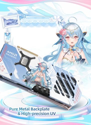 Yeston Sakura Atlantis Radeon RX 9070 XT 16G GDDR6 256bit 4nm Video Cards Desktop Computer PC Graphics Card - Image 6