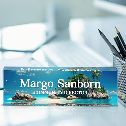 Custom Acrylic Name Plates for Desks, Personalized Office Decor - Image 2