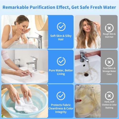 3-Stage Whole House Water Filter System, Reduces Se diment, Odor & Chlorine, 3/4" Inlet/Outlet, with Extra 2 Sets of Filters,for Apartment & Home, 10" x 2.5" Triple Pre-Filtration (PP + GAC + CTO) - Image 5