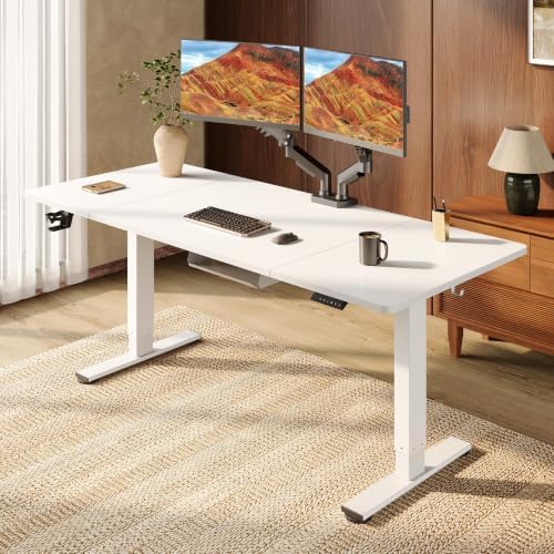 SANODESK 79x32'' Large Height Adjustable Ergonomic Electric Standing Desk by sanodesk
