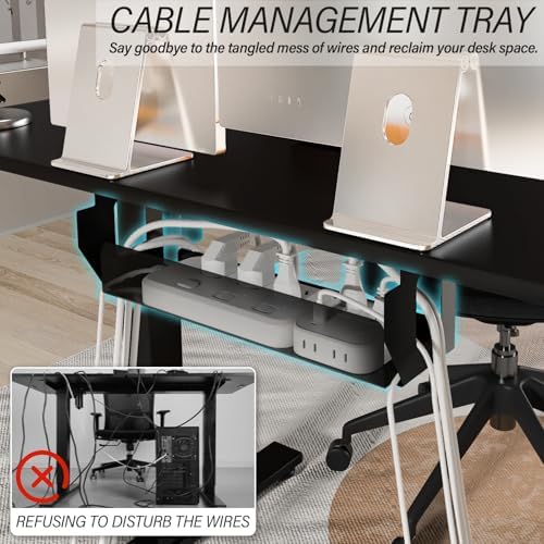 Kingant Standing Desk, 40x24 Inch Electric Height Adjustable Computer Desk - Image 4