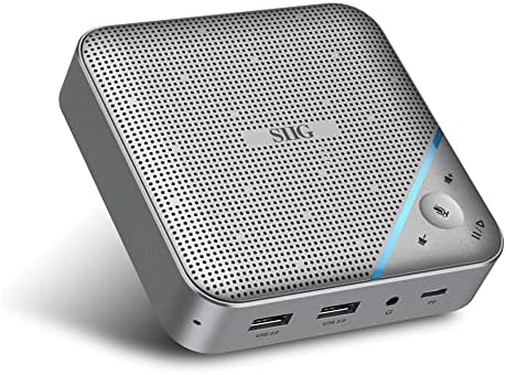 SIIG USB-C Mini Dock with Conference Speaker, 4K HDMI, 85W PD, JU-DK0S11-S1 by SIIG