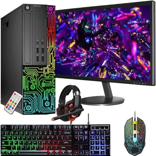 Dell OptiPlex PC,Core I7,24'' Monitor,16G RAM,512G SSD(Renewed) by Amazon+Renewed