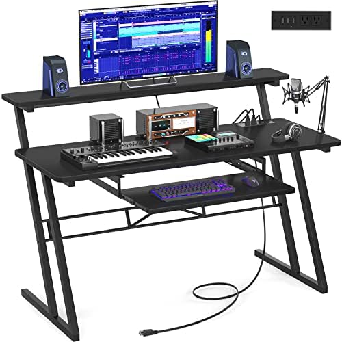 Armocity Music Studio Desk Production Workstation - Recording Studio Desk by Armocity