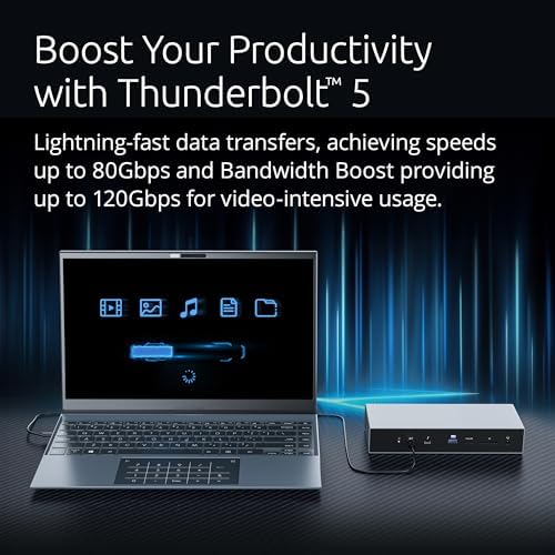Kensington SD5000T5 Thunderbolt 5 Docking Station (K35201NA) Silver - Image 3