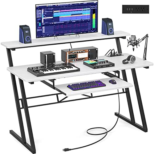 Armocity Music Studio Desk Production Workstation - Recording Studio Desk by Armocity