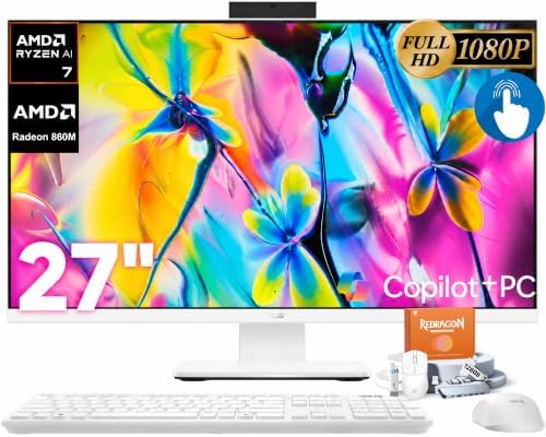 ASUS VM670 27" All-in-One Desktop Computer, Touchscreen, 32GB DDR5, 1TB SSD by Unknown