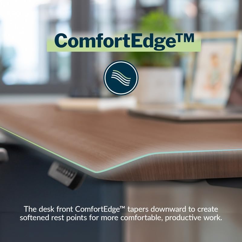 Vari ComfortEdge Electric Standing Desk – 48x30 – Walnut/Slate - Image 3