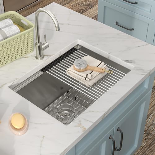 24"x18" Undermount Laundry Utility Sink Workstation - Image 2