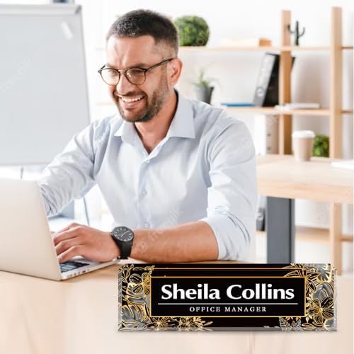 Custom Name Plate for Desk, Employee Appreciation Gifts, Office Decor - Image 5
