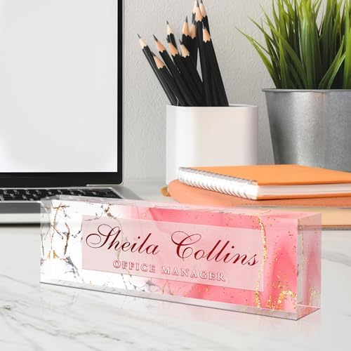Custom Name Plate for Desk, Employee Appreciation Gifts, Office Decor - Image 3