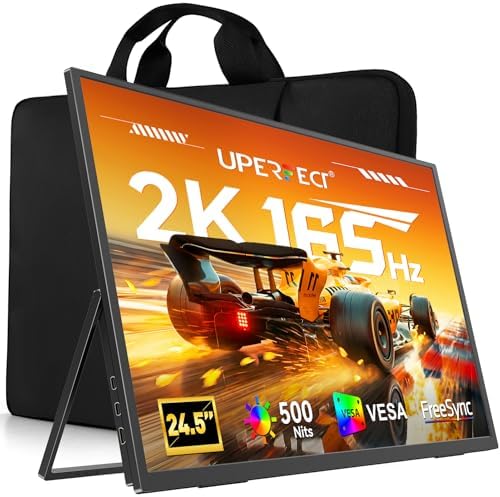 UPERFECT 24.5" 2K 165Hz Portable Monitor, 500 Nits Gaming Display by UPERFECT