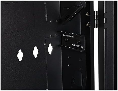 NavePoint 2U Vertical Server Rack Enclosure, Low Profile, 20" Deep, Max Weight Capacity 150 lbs - 2U Network Cabinet Vertical Wall Mount, Perforated, Black - Image 5