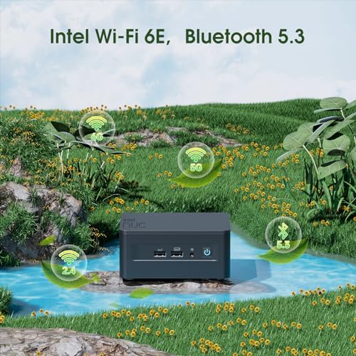 ASUS NUC 13 Pro, Intel NUC 13 Business Intel Core i5-1340P (12C/16T, Up to 4.6GHz), 16GB DDR4 RAM 512GB PCIe 4.0 NVMe SSD, 8K/HDR/4 Display/WiFi6E/BT5.3/Windows 11 Pro/Quiet - Image 3