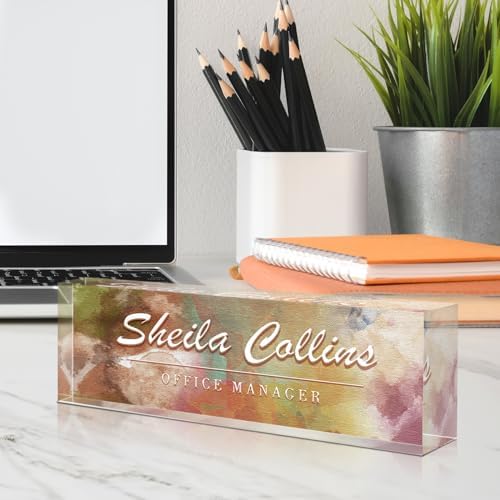 Custom Name Plate for Desk, Employee Appreciation Gifts, Office Decor - Image 3