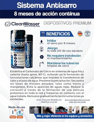 CleanWasser Premium Anti-Char Cartridge from 6,000 to 10,000lts - Image 2