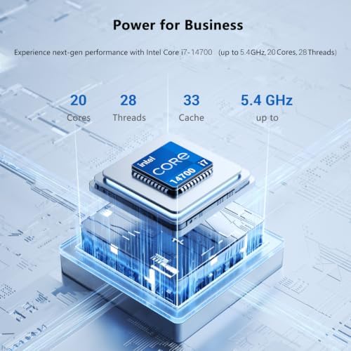 msi PRO DP180 Business Tower Desktop Computer, Intel 20-Core i7-14700 - Image 3