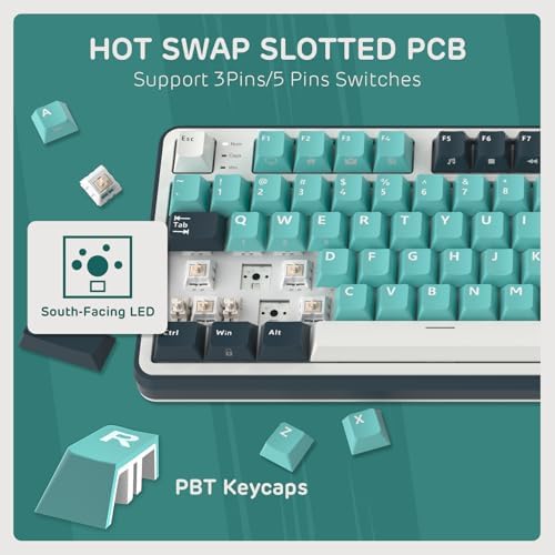 RK ROYAL KLUDGE S98 Wireless Mechanical Keyboard with Smart Display & Knob - Image 6