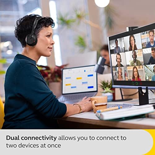 Jabra Evolve2 55 Mono Wireless Headset - Features AirComfort Technology, Noise-Cancelling Mics & Active Noise Cancellation - Works with UC Platforms Such as Zoom & Google Meet - Black - Image 6