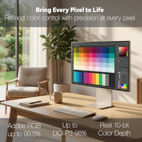 LG UltraFine evo 32U990A-S 32" 6K (6144×3456) Nano IPS Black Professional Monitor | 60Hz, DisplayHDR 600, Thunderbolt 5, HDMI 2.1, DisplayPort 2.1, USB-C, Built-In Speakers & Adjustable Stand - Bundle - Image 3