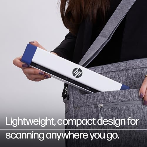 HP PS100W Portable Document Scanner for Laptop, Wi-Fi Direct, 8.5" x 14" - Image 2
