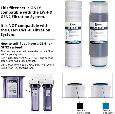 iFilters LWH-D 2-Stage Whole House Sediment Carbon Water Filter System - Image 6