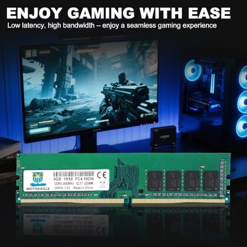 8GB DDR4 RAM 2400MHz UDIMM PC4-19200 DDR4-2400T CL17 DIMM Non-ECC 1RX8 Desktop Memory - Image 4