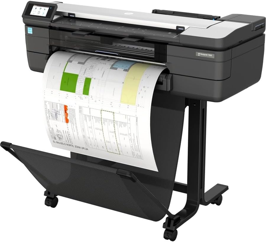 HP Designjet T830 Inkjet Large Format Printer - Includes Printer, Copier, Scanner - 24" Print Width - Color - Image 2