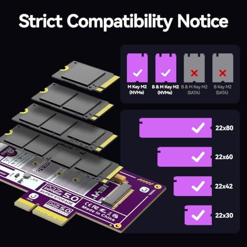 JEYI PCIe 5.0 4X to M.2 NVMe Adapter Card - Image 3