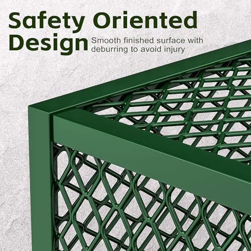 Backflow Preventer Cage, Heavy-Duty Outdoor Steel Protector with 2 Locks (44.4 x 13.4 x 24 in) - Image 4