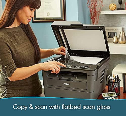 Brother L-2710DW Series Compact Monochrome All-in-One Laser Printer I Print Copy Scan Fax I Wireless I Mobile Printing I Auto 2-Sided Printing I ADF I 32 ppm I ADF + Printer Cable - Image 7
