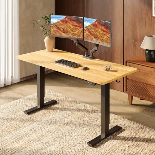 SANODESK 1'' Thick One-Piece 60 x 24'' Height Adjustable Standing Desk by sanodesk
