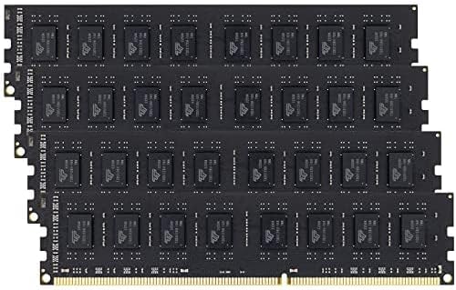 Timetec 16GB KIT(4x4GB) DDR3 / DDR3L 1333MHz PC3-10600 Non-ECC Unbuffered 1.5V / 1.35V CL9 2Rx8 Low Density Dual Rank 240 Pin UDIMM Desktop PC Computer Memory RAM Module Upgrade (16GB KIT(4x4GB)) - Image 2