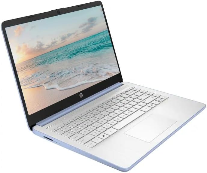 HP 14" Business Laptop Computer with 1-Year Office 365, Intel Quad-Core N150 Processor, 4GB RAM 128GB UFS, Windows 11 Home, PLUSERA Earphones, Sky Blue - Image 2