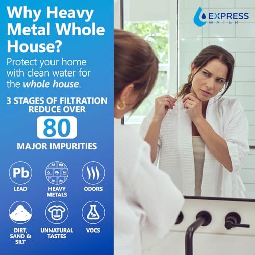 Express Water Whole House Water Filter System, Heavy Metal, 3-Stage - Image 3