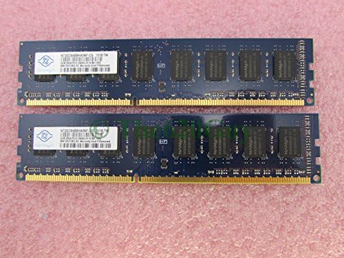 Nanya NT2GC64B8HA0NF-CG 4GB 2 x 2GB PC3-10600U DDR3 1333 Desktop Memory Kit by Unknown