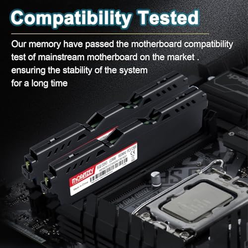 16GB(2x8GB) DDR3 RAM 1600MHz PC3-12800 CL11 Desktop Computer Memory, 240-Pin 1.5V 2Rx8 Dual Rank Non-ECC Unbuffered PC Computer RAM Stick Upgrade - Black - Image 4
