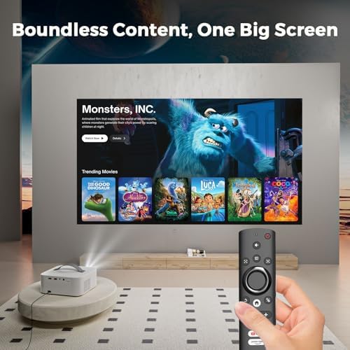 Portable-Outdoor-Projector with WiFi &Bluetooth, 50W Dolby Audio Proyector - Image 3