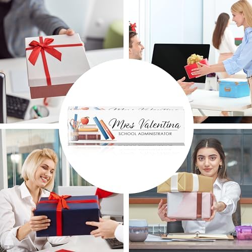 Personalized Name Plates for Office - Gifts for Teacher, Boss, Employee Appreciation - Desk Decor (teacher1) - Image 5