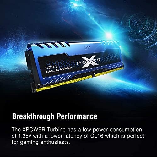 Silicon Power DDR4 32GB (2x16GB) Turbine 3200MHz (PC4 25600) 288-pin CL16 1.35V UDIMM Desktop Memory Module RAM (SP032GXLZU320BDA) - Image 5