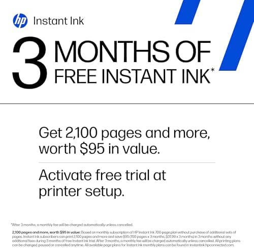 HP DeskJet 4255e Wireless All-in-One Color Inkjet Printer, Scanner, Copier, Best-for-Home, 3 Month Instant Ink Trial Included. This Printer is only 2.4 ghz Capable. AI-Enabled (588S6A) - Image 4
