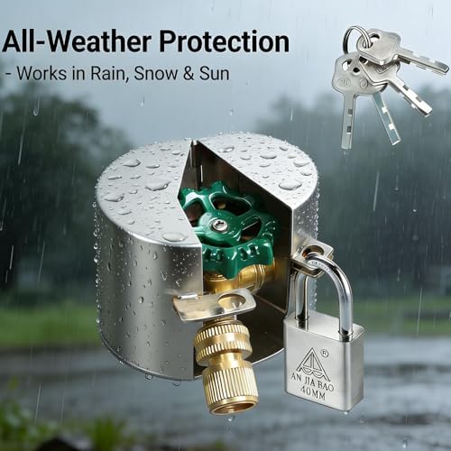 Outdoor Faucet Lock, Stainless Steel - Image 3