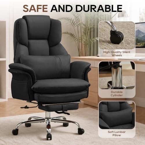Big and Tall Criss Cross Legged Office Chair with Flip Armrests - Image 6