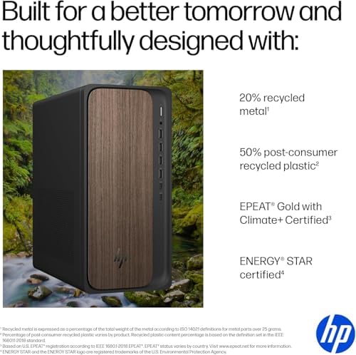 HP 2025 OmniDesk Business Next Gen AI PC Desktop, Intel Core Ultra 7 265, 400 W Power Supply，32GB DDR5 RAM,1TB SSD, USB-C, Wi-Fi 6,Bluetooth 5.4,Wired KB & Mouse, Windows 11 Home - Image 5