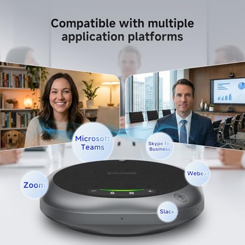 Omni2P Conference Speaker compatible with Zoom 6Mics for 15-20 Participants - Image 5