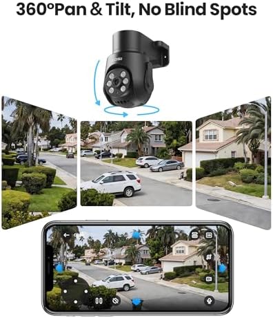 ZOSI 8CH 5MP Security DVR System with 4 x 2MP Pan Tilt Audio Camera, NO HDD - Image 2