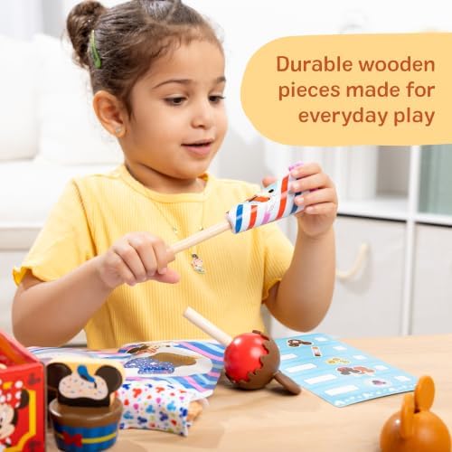Melissa & Doug Disney Snacks & Popcorn 24-Piece Play Food Set - Image 5