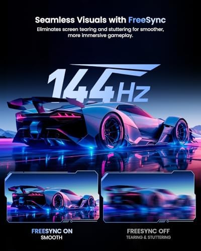 UPERFECT 19" 4K 144Hz Portable Monitor, 600 Nits 146% sRGB Gaming Monitor - Image 3