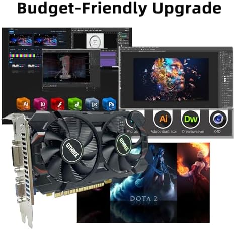 QTHREE GeForce GTX 750 Graphics Card,4GB,GDDR5,128Bit,HDMI,DVI,VGA - Image 6